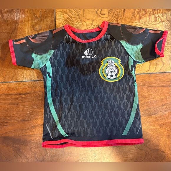 Other - Mexico Soccer Jersey with Red Trim